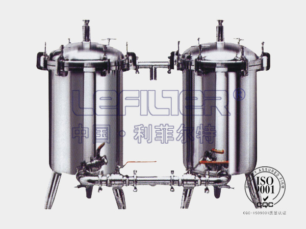 袋式雙聯(lián)過濾器制藥物料過濾器